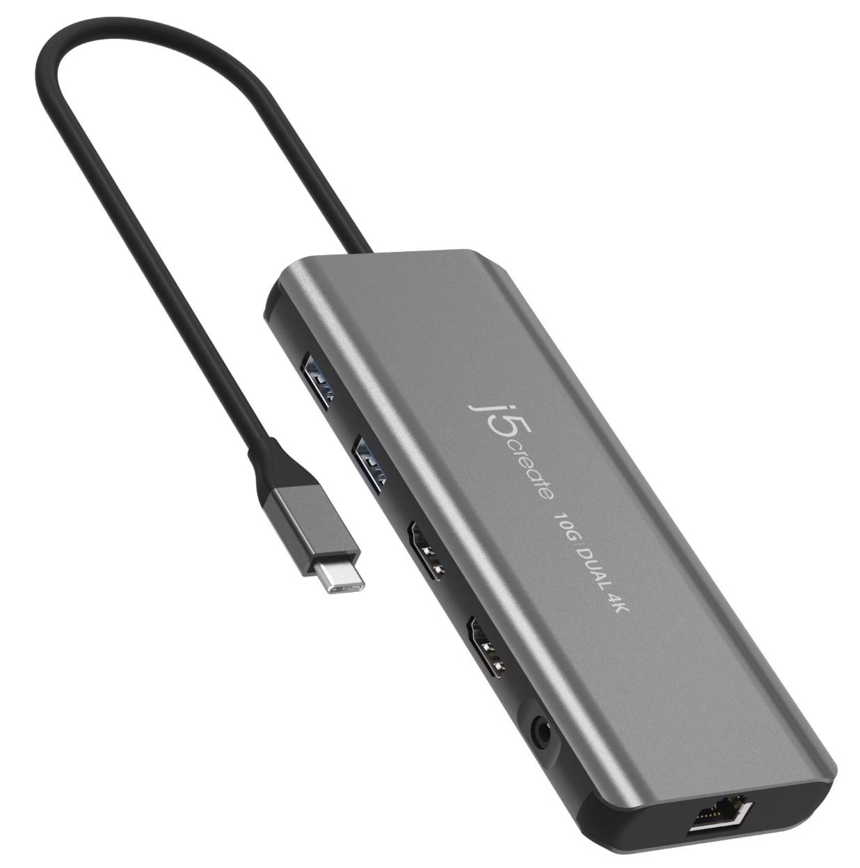 j5create USB-C DUAL 4K HDMI 10GBPS MINI DOCK (JCD398-N)