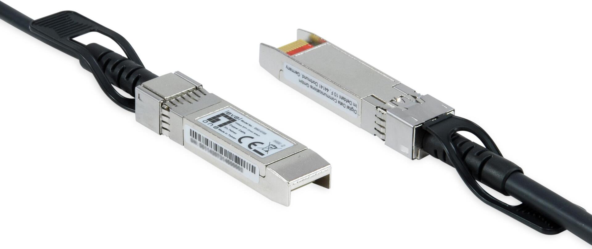 LevelOne 10Gbps SFP+ Direct Attach Kupferkabel (DAC-0102)