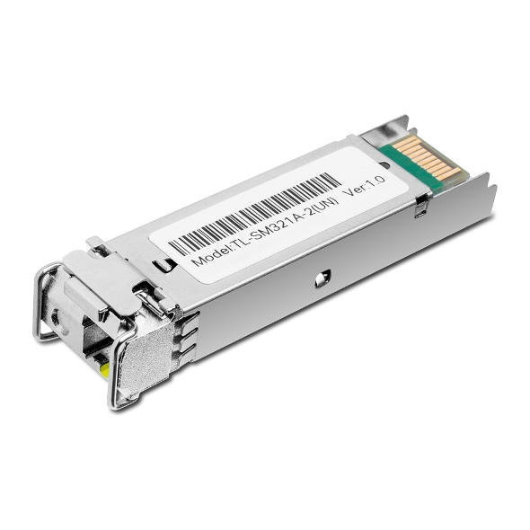 TP-Link TL-SM321A V2 SFP Transceiver-Modul 1000Base-BX LC/UPC Singlemode 10 km 1550/1310 nm Metallic