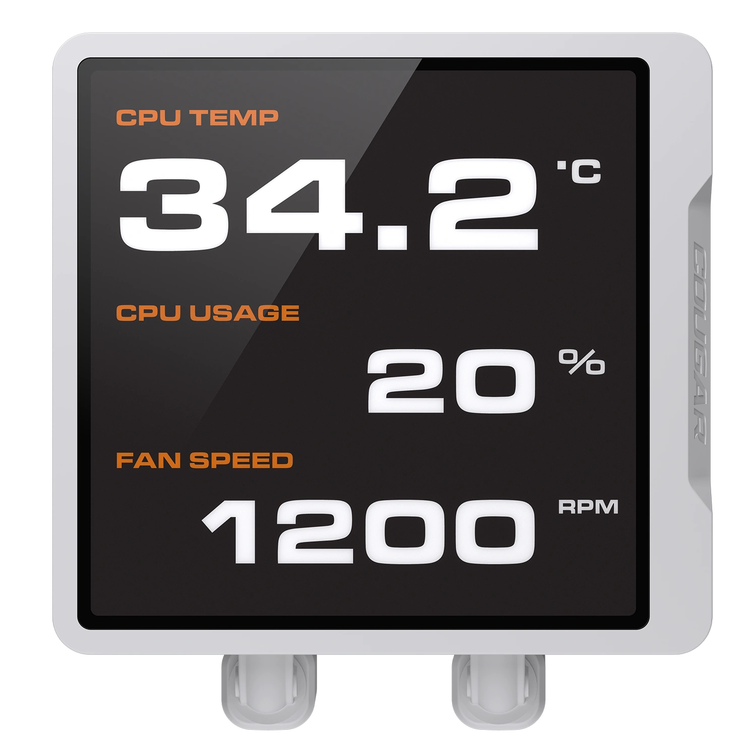 Cougar Poseidon Vistek Pro 240 ARGB All-in-One-Wasserkühlung 240 mm Weiß