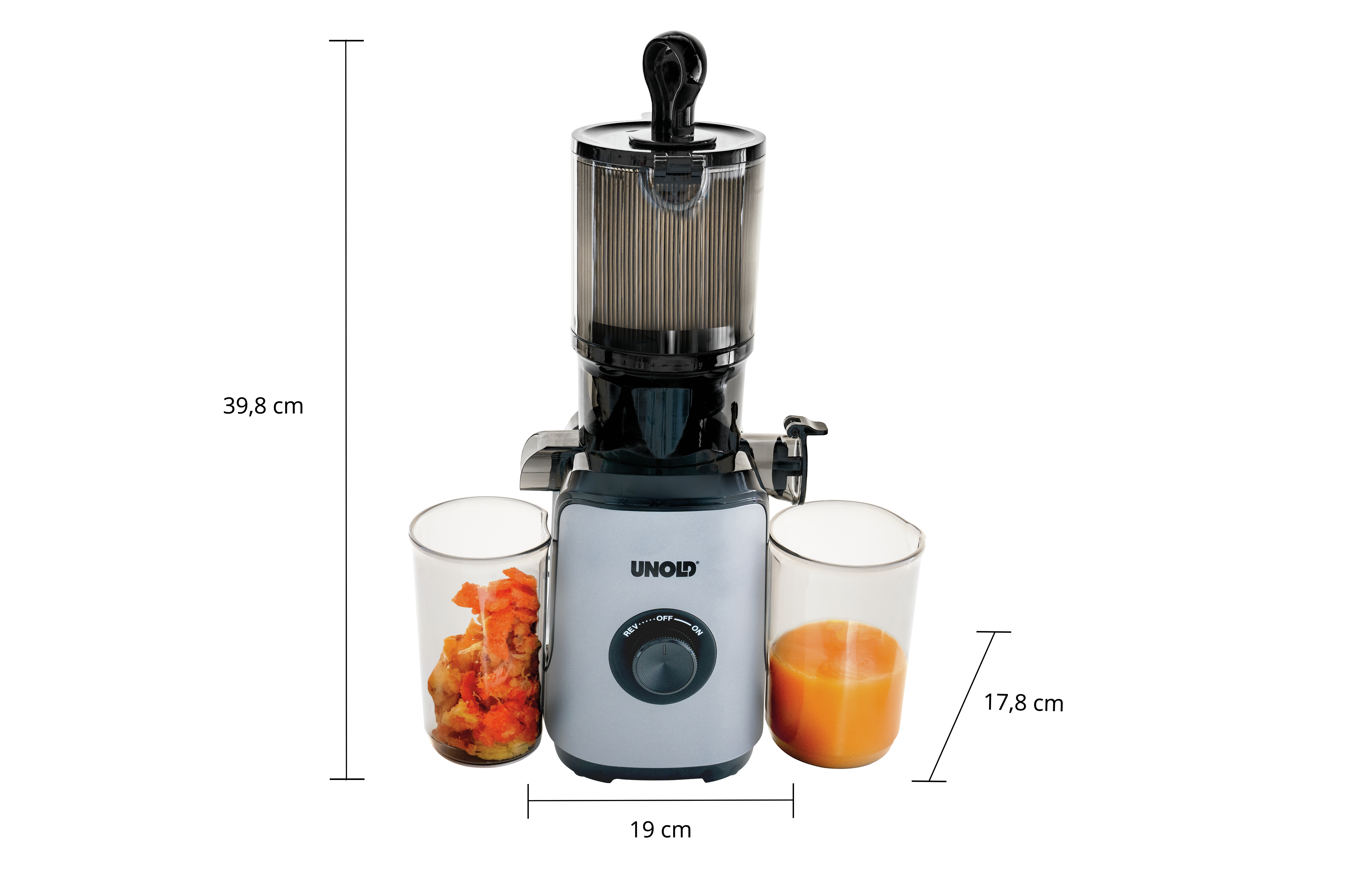 Unold Slow Juicer Sam 300 W Anthrazit