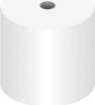 kangaro Kassenrollen, 57 mm x 46 m x 12 mm, weiß Additionsrollen aus Papier, 60 g/qm, holzfrei, - 5 Stück (K-6011)