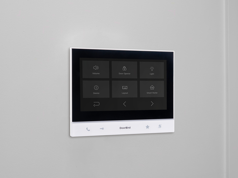 DoorBird A1103T IP-Video-Innenstation 7" IPS 1024 x 600 Weiß Schwarz