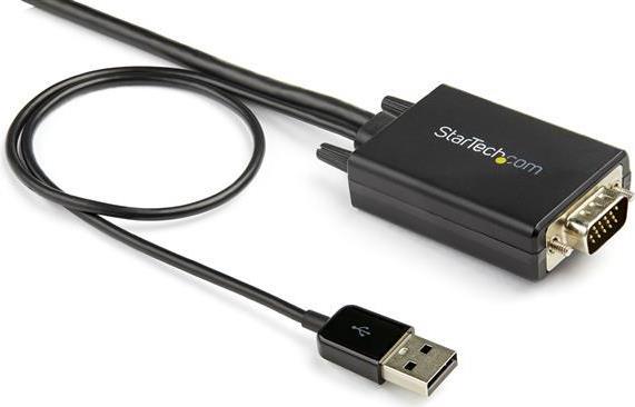 StarTech.com 3 m (9.8 ft) VGA to HDMI Adapter Cable with USB Audio (VGA2HDMM3M)
