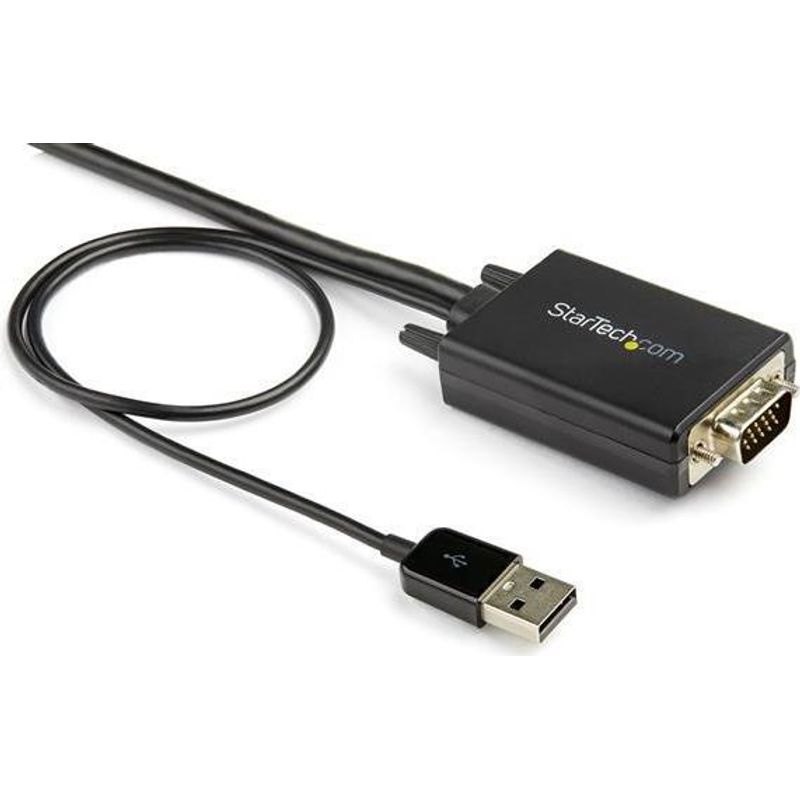 StarTech.com 3 m 9.8 ft VGA to HDMI Adapter Cable with USB Audio VGA2HDMM3M