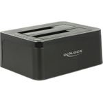 DeLOCK Dual Docking Station SATA HDD > USB3.0 with Clone Function (62661)