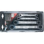 KS TOOLS GEARplus TX-E-Doppel-Ratschenringschlüssel-Satz, 4-tlg. (503.4364)