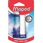 Maped Radierer ARCTIC + Ersatzradierer, Blister im Lippenstiftformat, Radierer über Drehsystem heraus - 1 Stück (152026)