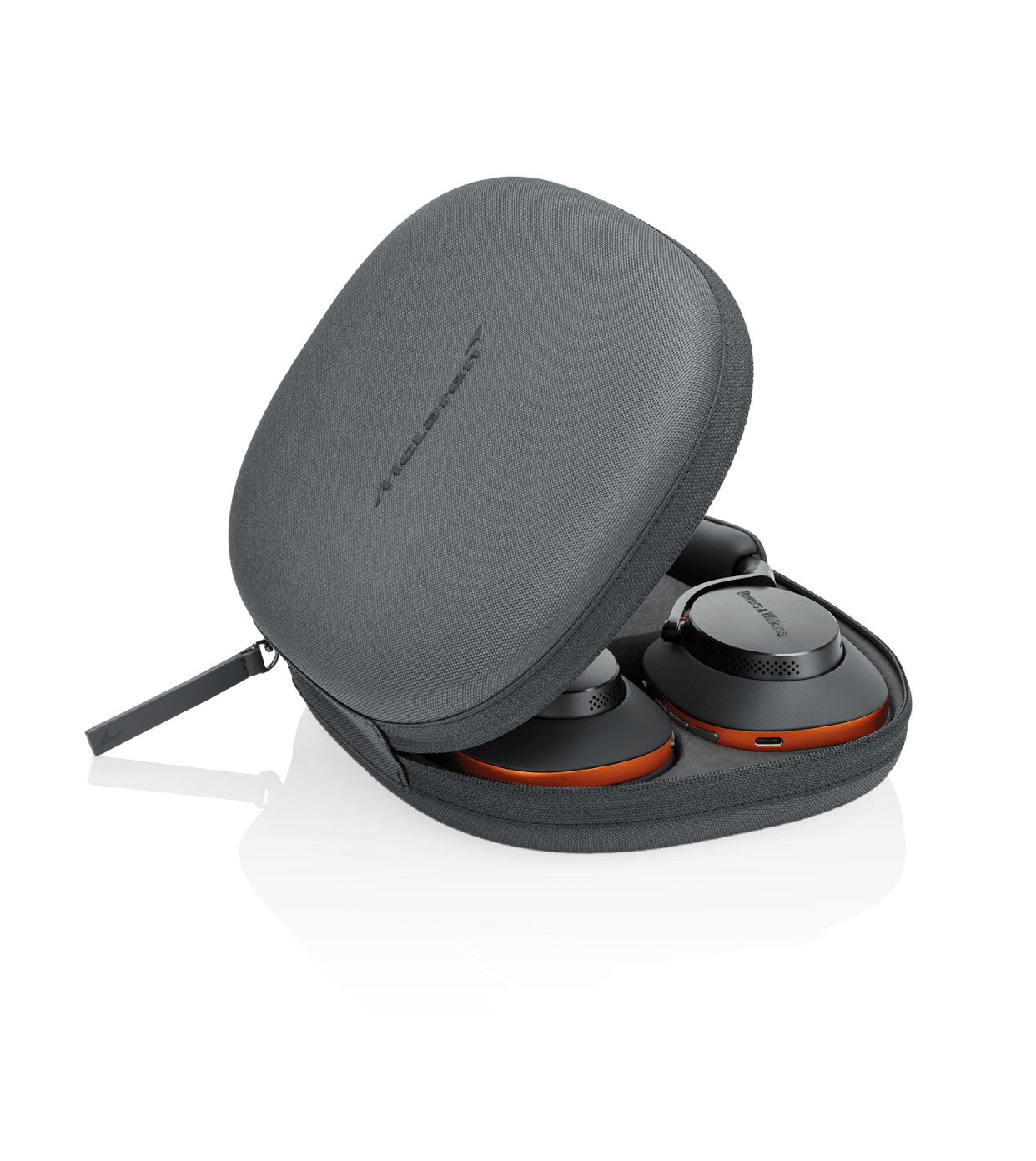 Bowers & Wilkins Px8 McLaren Edition Over-Ear Kopfhörer Bluetooth 5.2 ANC Grau/Orange