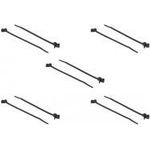 Delock Kabelbinder mit Spreizanker L 140 x B 4 mm schwarz 10 Stück (18893)