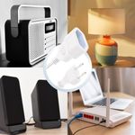 InLine® Euro-Verlängerung, Eurostecker an Eurokupplung, weiß, 0,5m (16686W)