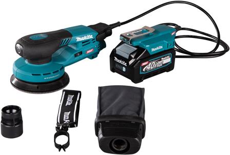 Makita BO003CGZ Akku-Exzenterschleifer ohne Akku Ladegerät 40 V O 125 (BO003CGZ)