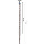 Bosch Accessories EXPERT SDS plus-7X 2608900110 Hammerbohrer 1 Stück 12.00 mm Gesamtlänge 265 mm SDS-Plus 1 St.