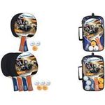 SCHILDKRÖT Tischtennis-Set 2-Player Hobby Inhalt: 2 Schläger (Noppen innen, 1,5 mm Schwamm, konkaver - 1 Stück (788602)