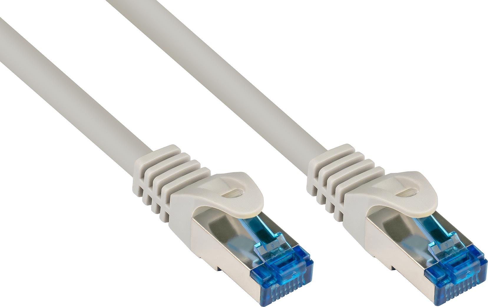 RNS® Patchkabel SmartFLEX, Cat.6A, S/FTP, PiMF, halogenfrei (LSZH), 500MHz, CU, grau, 20m, Good Connections® (8060-SF200)