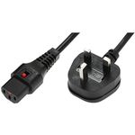 MicroConnect Power Cord UK Type G - C13 (MC-UKC132B)