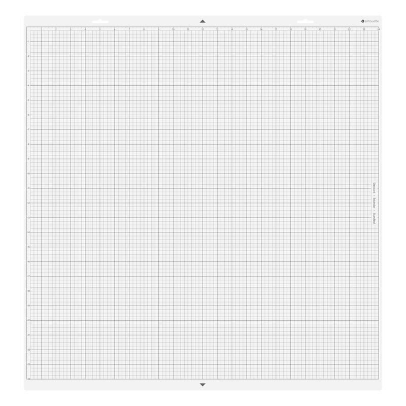 Silhouette CUT-MAT-24X24 Schneidmatte 609,6 mm x 609,6 mm Schwarz, Weiß