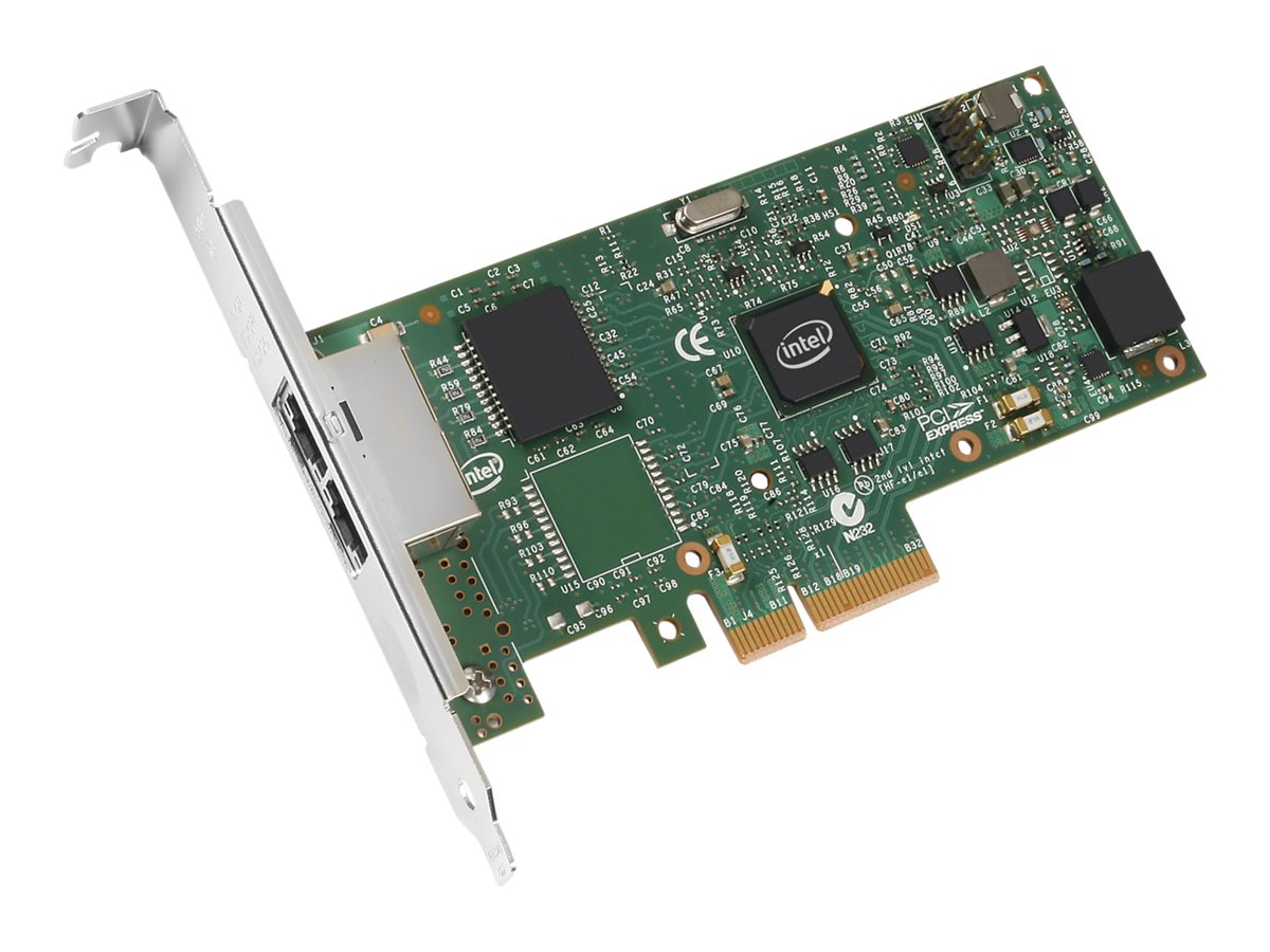 Intel Ethernet Server Adapter I350-T2, PCIe 2.1 x4, Low-Profile, 2x 1000Base-T