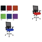Topstar Bürodrehstuhl "P 91 NET", schwarz Bezug: 100 % Polyester, stufenlose Sitzhöhenverstellung, - 1 Stück (PI790 BC0)
