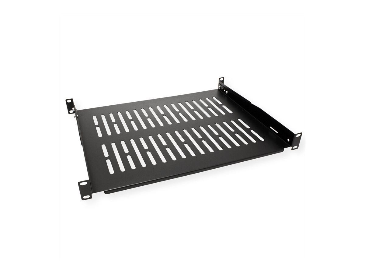 VALUE Fachboden 19" 1HE 485 x 350 mm Schwarz
