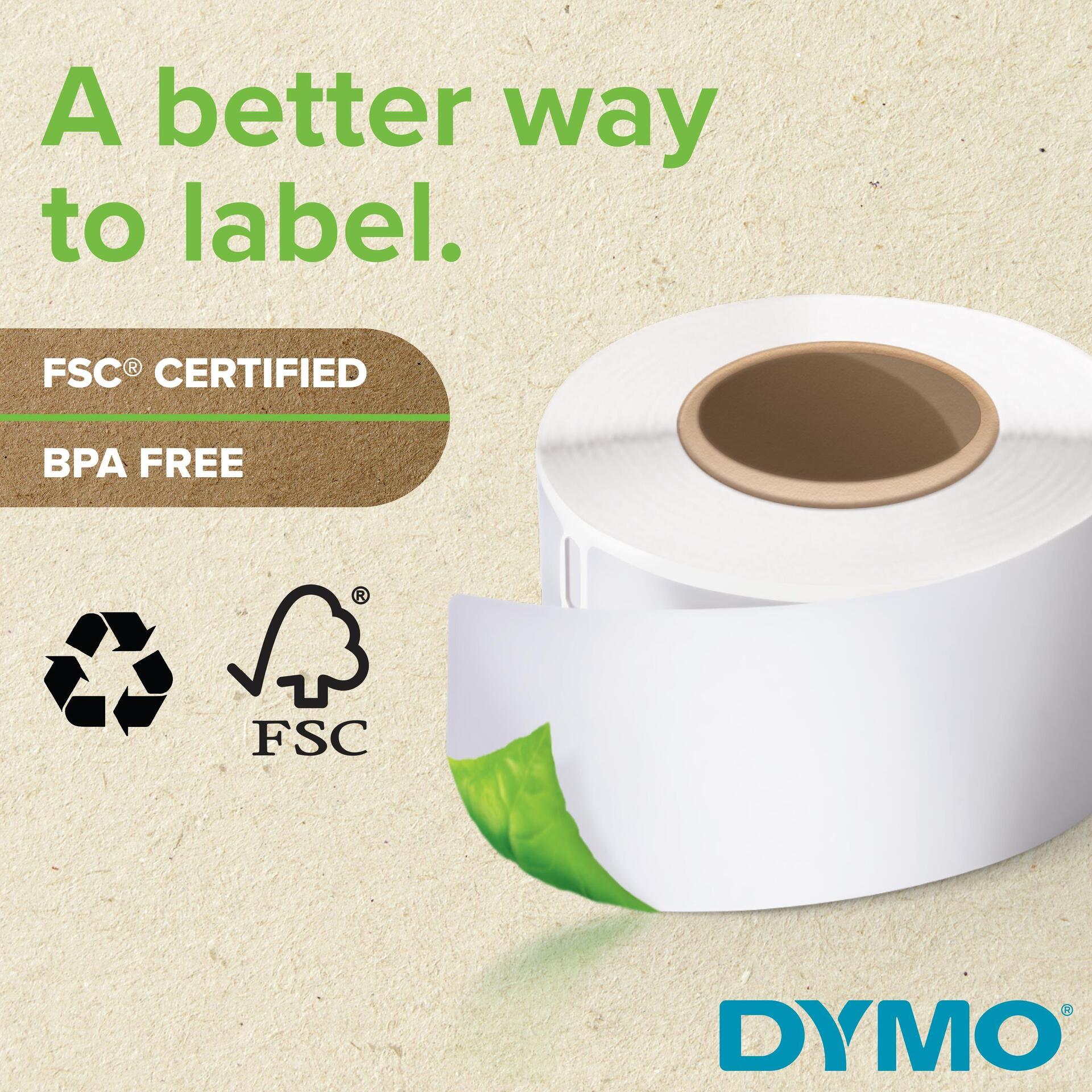 DYMO LabelWriter Address 36 x 89 mm Adressetiketten 12 Rollen Weiß