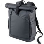 Troika Roll Top Rucksack TROIKA BLACK ROLL TOP (BBL51/BK)