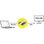 ROLINE 11.04.5975 Videokabel-Adapter 1 m Mini DisplayPort VGA (D-Sub) Schwarz (11.04.5975)