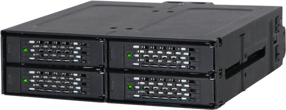 ICY DOCK ToughArmor MB607SP-B Backplane 4x 2,5" SATA I-III für 5,25" Schwarz