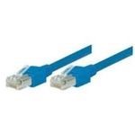 Dätwyler Patchkabel S/UTP, Cat 5e, blau, 20,0 m hochflexibel, mit Hirosesteckern TM11 (71920B)
