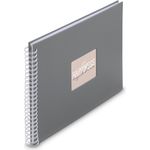 Hama Spiral-Album Fine Art 50 weiße Seiten Steingrau (00009838)