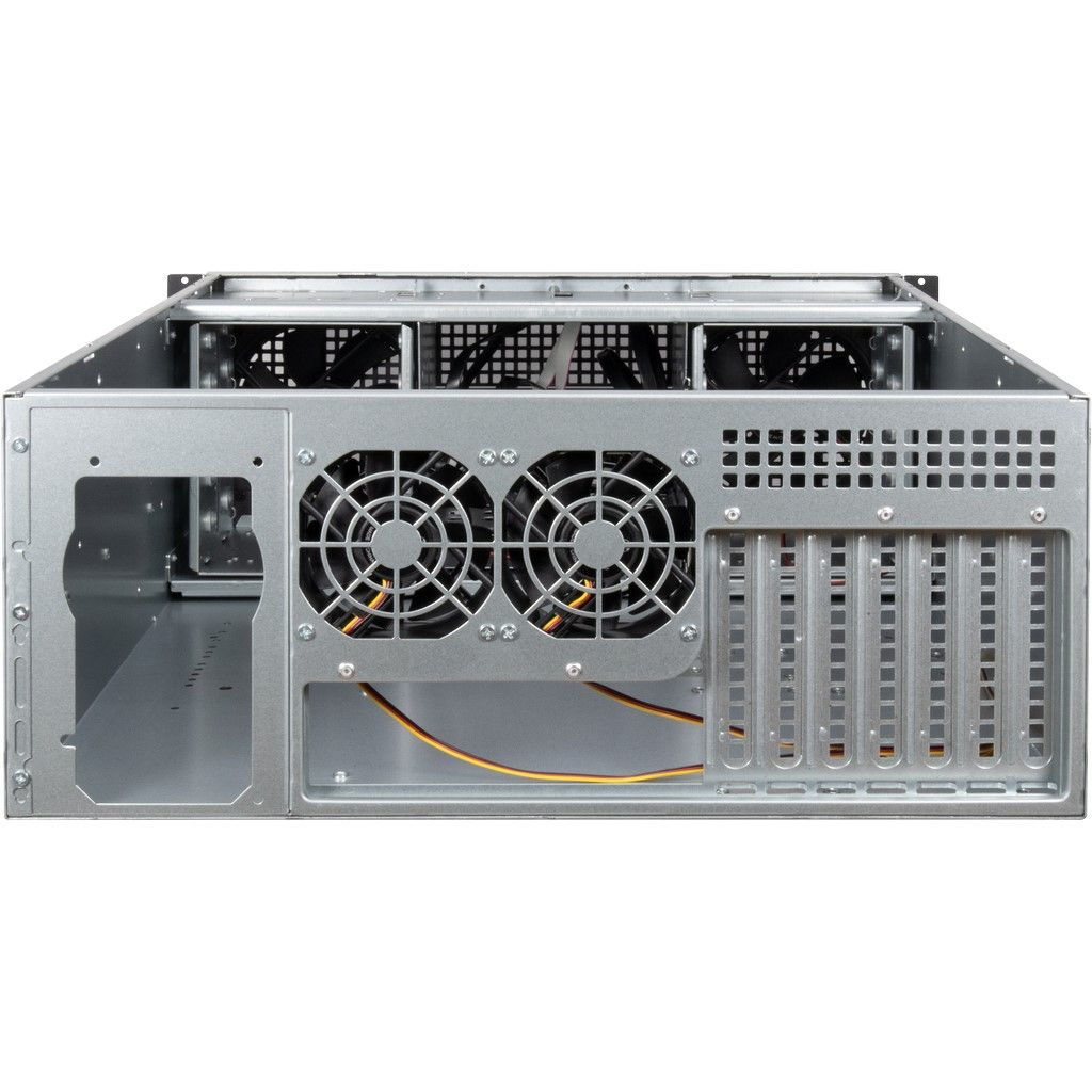 Inter-Tech IPC 4U-40255 4U Rack Server-Gehäuse SSI EEB Schwarz, Grau