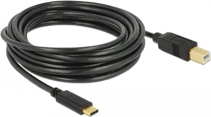 Delock USB 2.0 Kabel Type-C zu Typ-B 4 m (83667)