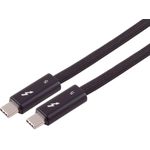 S/CONN maximum connectivity USB-C® Verbindungskabel, Typ-C Stecker auf Typ-C Stecker, TB5, UltraFlex, 240W, Pro, 2,0m (13-75035)