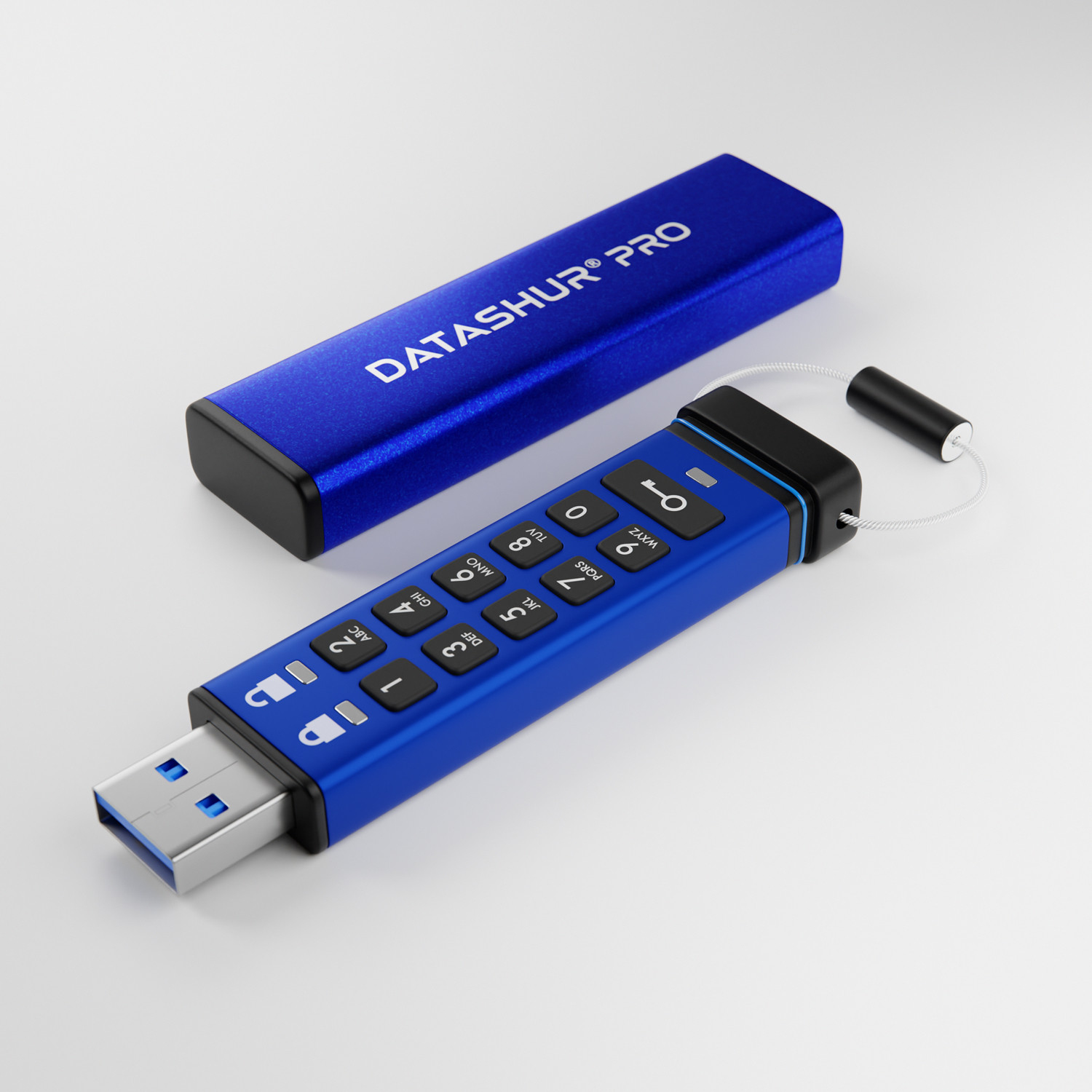 iStorage datAshur Pro 128 GB USB 3.0 Blau