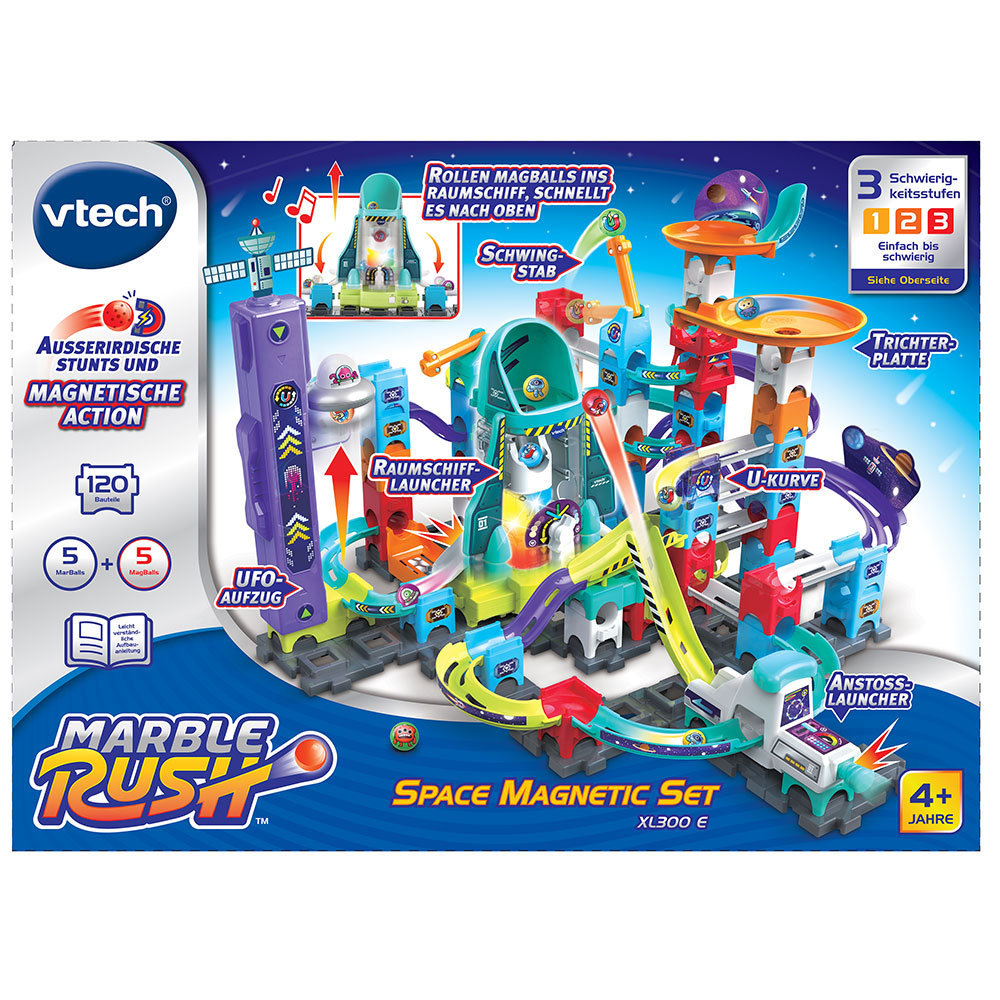 VTech Marble Rush Space Magnetic Set XL300 E Modellbauset Mehrfarbig