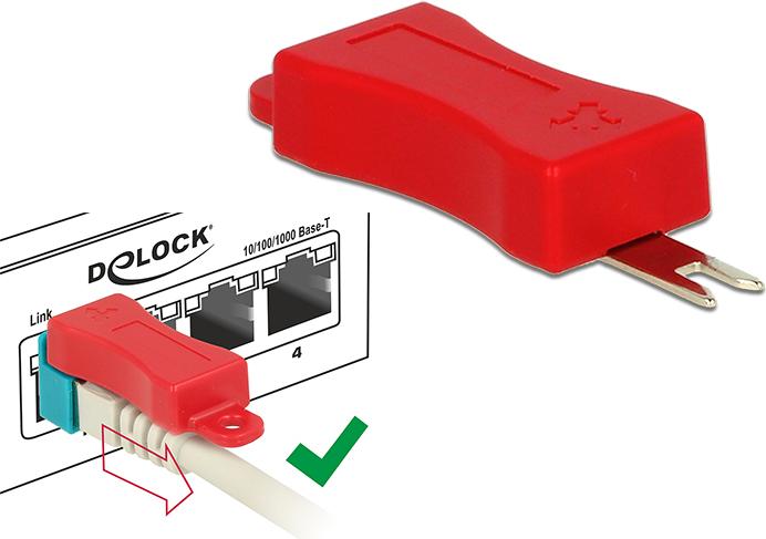 Delock RJ45 Secure Clip Set 40-teilig