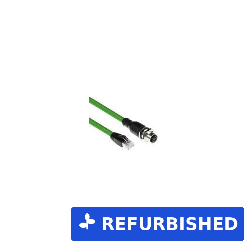 ACT Industrial 3.00 meters Sensor cable M12D 4-pin female chassis to RJ45 male, Superflex Xtreme TPE cable, shielded (SC4534) (geöffnet)