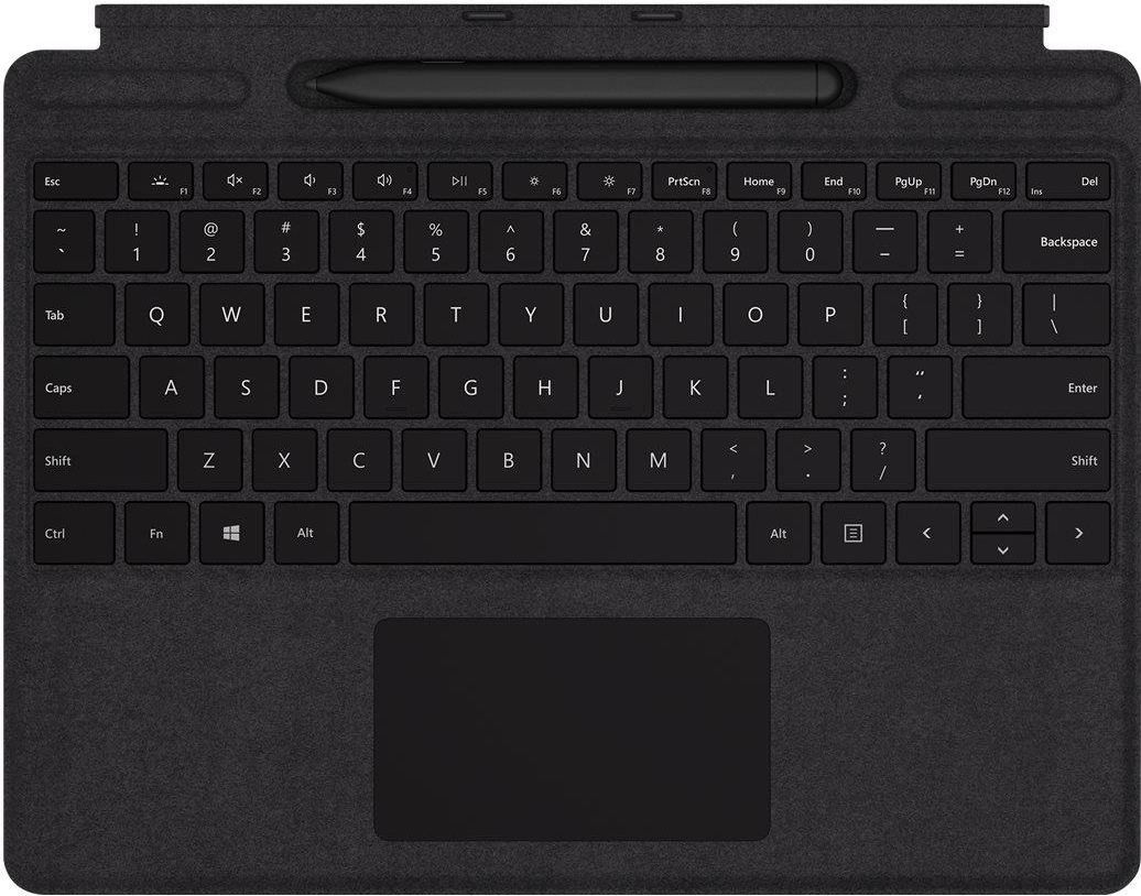 Microsoft Surface Pro X Signature Keyboard mit Slim Pen Bundle (QJV-00005)