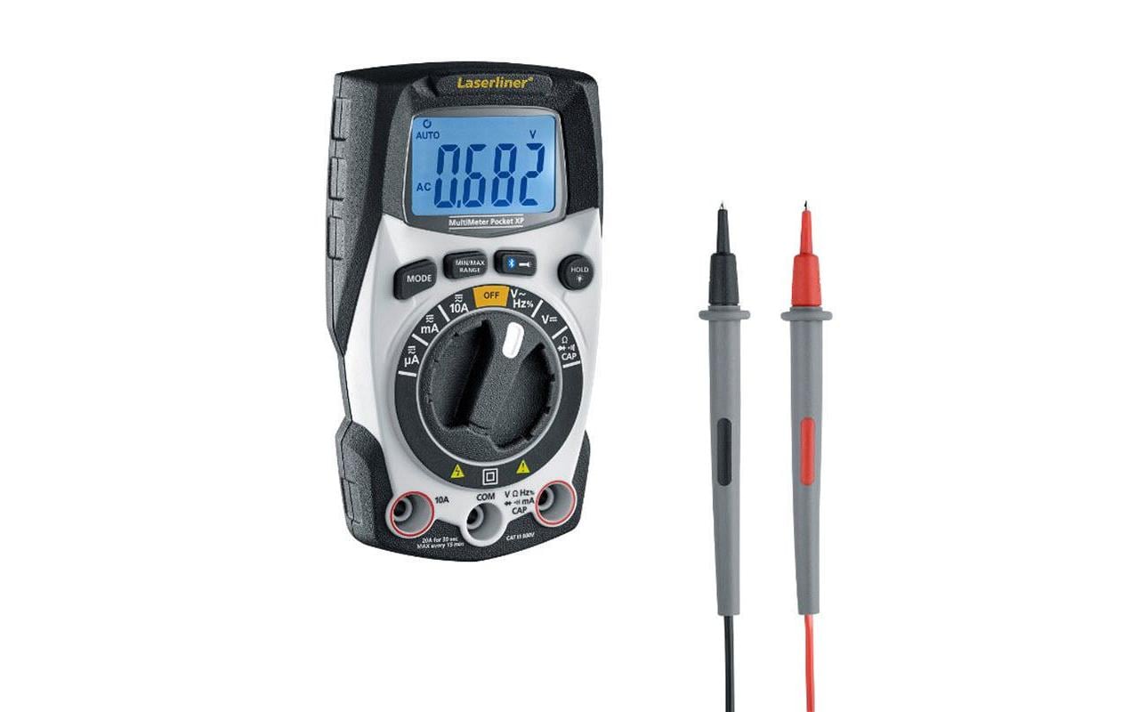 Laserliner MultiMeter Pocket XP Multimeter 4000 Counts CAT III 600 V Bluetooth
