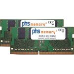 PHS-memory 16GB (2x8GB) Kit RAM Speicher für Dell Precision 7510 DDR4 SO DIMM 2133MHz (SP150925)
