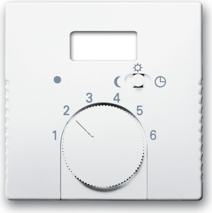 Busch-Jaeger 1795 TA-84 Abdeckplatte für Sensorhalterung & -sockel Weiß (2CKA001710A3725)