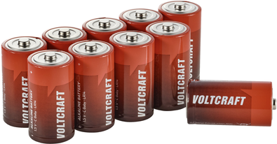 VOLTCRAFT Industrial LR14 Baby (C)-Batterie Alkali-Mangan 8000 mAh 1.5 V 10 St. (VC-14066395)