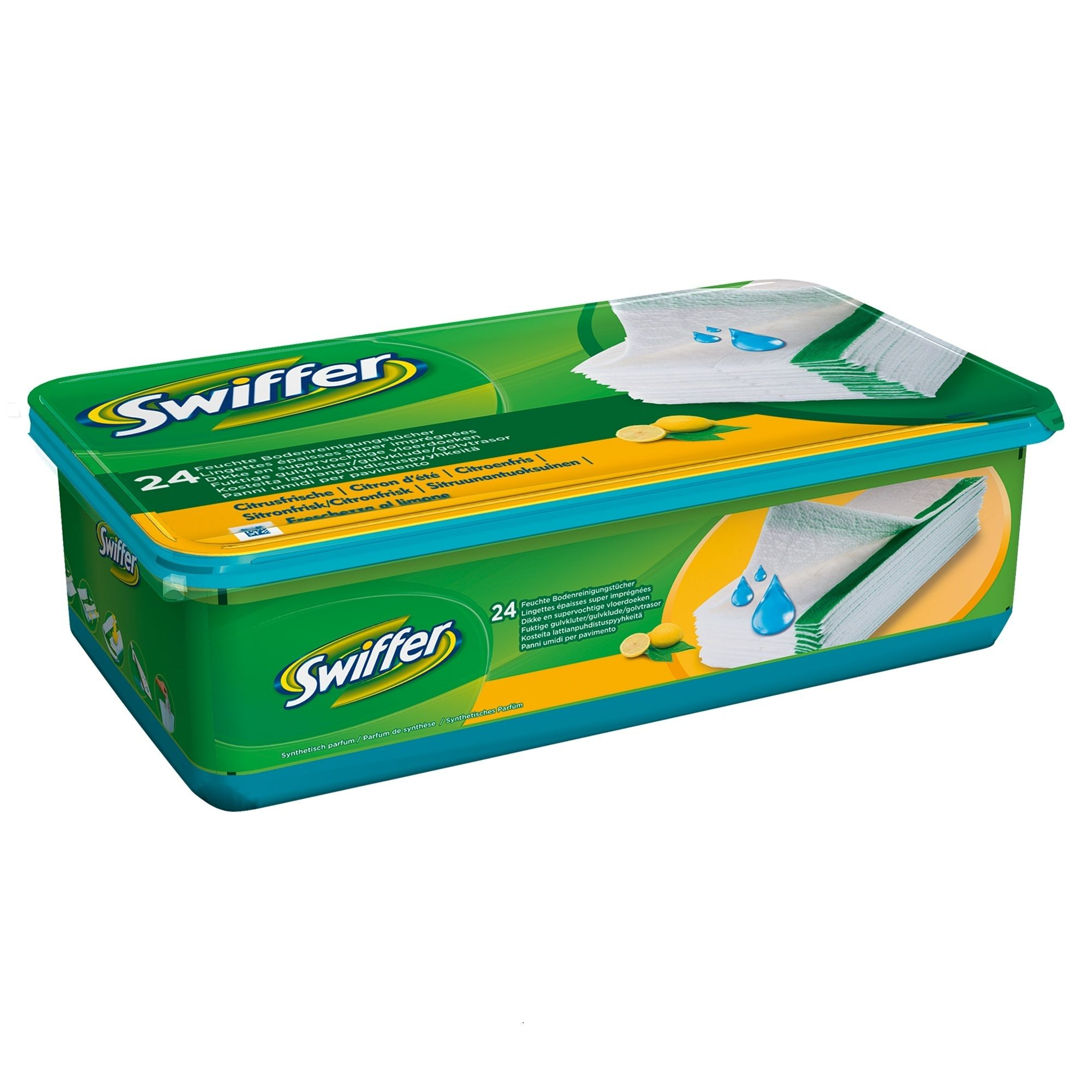 Swiffer Wet Nachfüllpackung Wischtücher Mikrofaser 24 Blatt