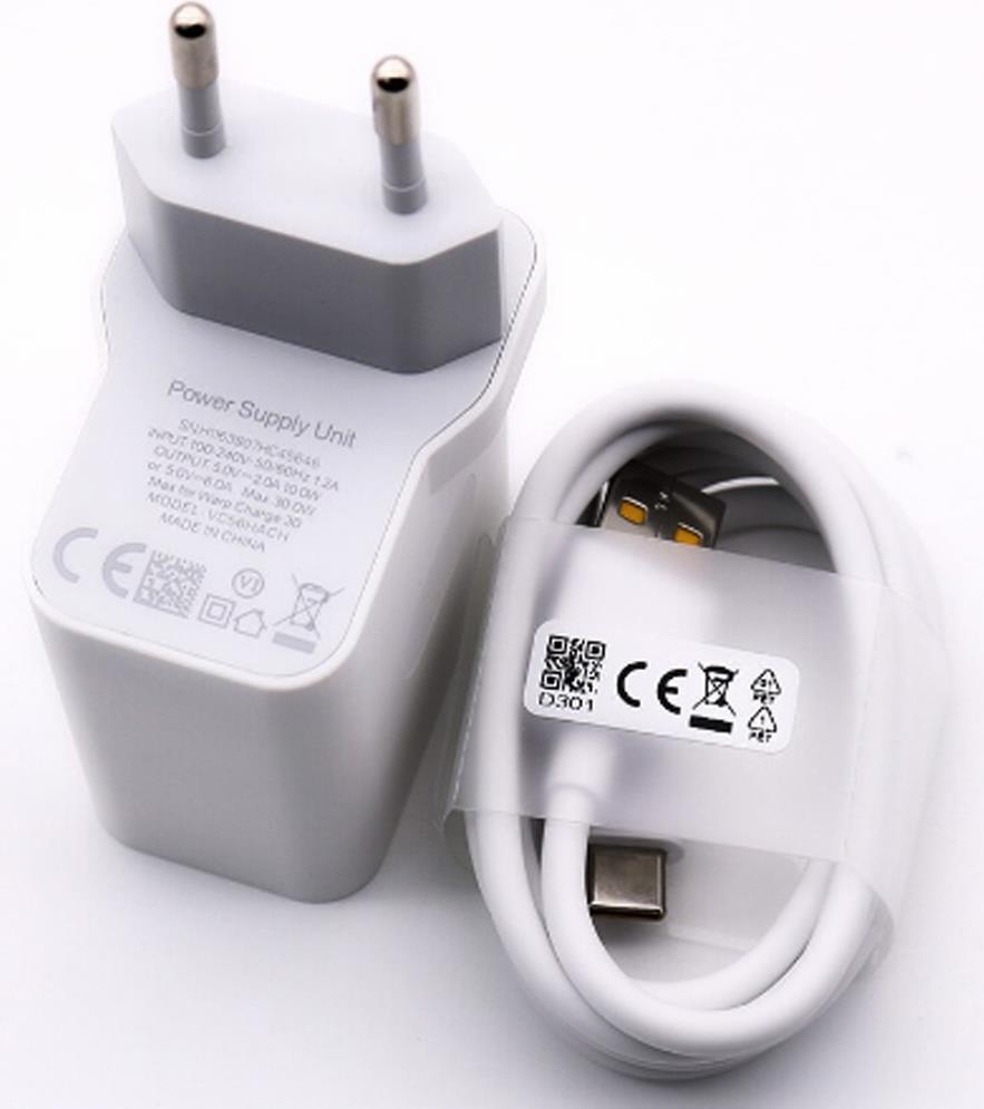 OPPO VC56JAEH 30W VOOC4.0 Beyaz Adaptör Weiß Indoor (VC56HAEH D301 DL129)
