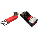 IWH Spann- und Verzurrgurt mit Ratsche/Haken, 25 mm x 5,0 m Zurrkraft: 800 kg, Zugkraft: 400 kg, Farbe: rot, - 1 Stück (079424)