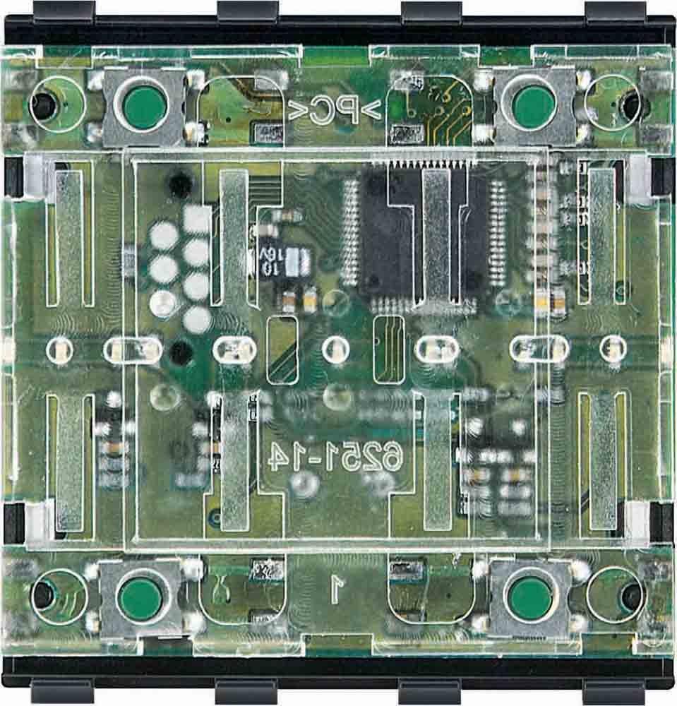 Merten 625299 KNX-Tastermodul 2fach, System M (625299) (geöffnet)