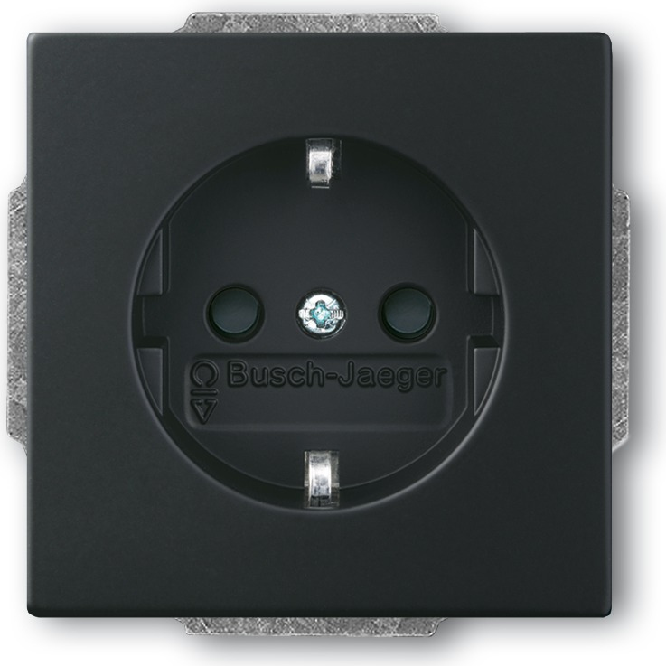 Busch Jaeger 20 EUCKS-885 Steckdose CEE 7/3 Schwarz (2013-0-5333)