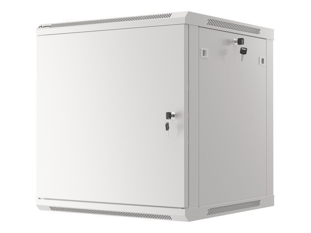 Lanberg WF01-6612-00S 19" 600x600 Wandmontage-Rack 12U Grau