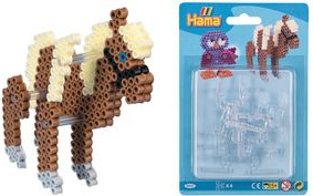 Hama Zubehör-Set "Verbinder", im Blister 4 Verbinder, zum Zusammenfügen von Bügelperlen-Motiven midi, - 1 Stück (00004902)