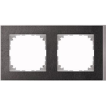 MERTEN M-Pure Decor-Rahmen Schiefer/aluminium MEG4020-3669 (MEG4020-3669)
